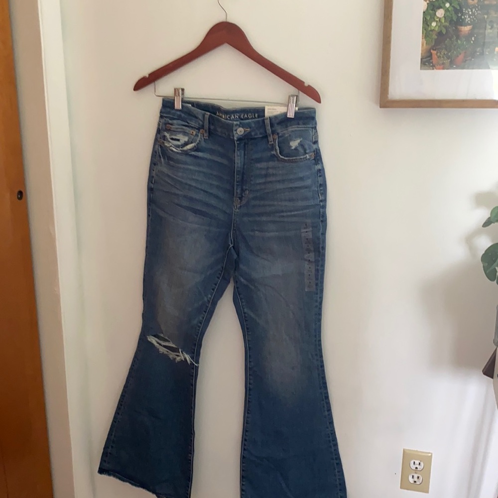 American eagle flare jeans